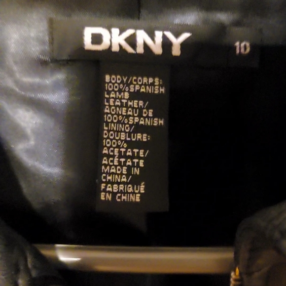 DKNY leather jacket - Picture 4 of 5